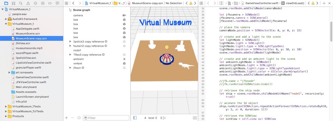 A picture of virtual museum